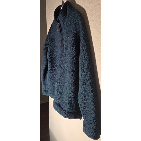 Tommy Hilfiger Green Fleece Quarter Zip - Women's Large - Picture 5 of 7